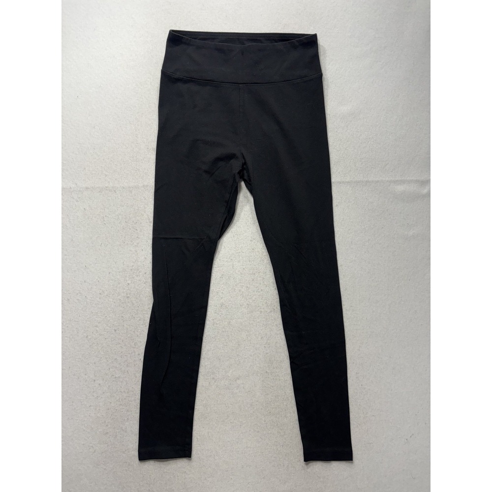Wild Fable Leggings Womens Medium Black Mid Rise Ankle Stretch Jersey Comfort